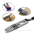 multi pocket tool bottle opener titanium pry bar